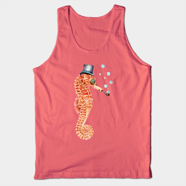 Victorian Seahorse Tank Top by Goosi